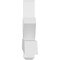Ekena Millwork Kennewick Architectural Grade PVC Gable Bracket, 108"W x 18"H x 4"D x 4"F, 4/12 Pitch GBP108X18X0404KEN00 - alternate 4